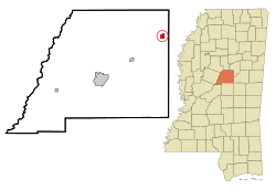 Lokalizacja McCool, Mississippi