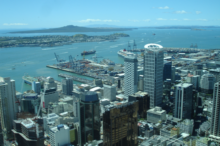 Central Auckland from the Sky Tower