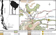 Austral Basin - Geologic Map - Mata Amarilla, La Anita & Piedra Clavada Formations, Argentina.jpg