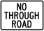 Australian road sign - No Through Road.svg