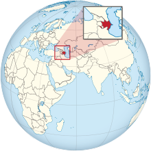 Azerbaijan on the globe (Afro-Eurasia centered) (zoomed).svg