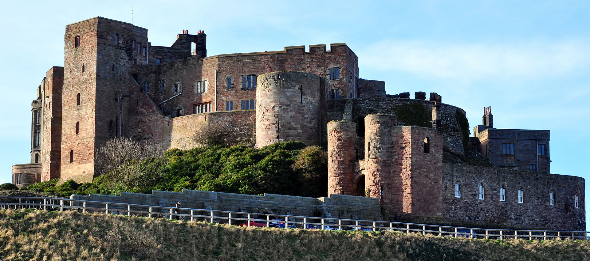 Bamburgh Castle entrance, 2011.jpg