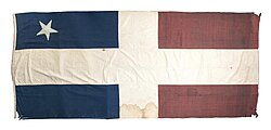 Agitant drapeau coloré de cuba et drapeau national de puerto rico