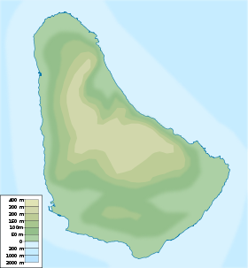 Voir sur la carte topographique de la Barbade