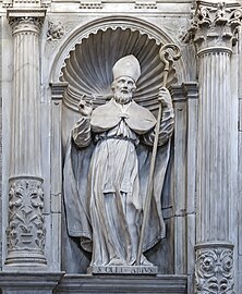 Statue de saint Olegarius de Barcelone
