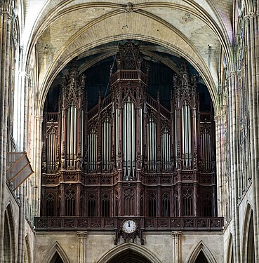 Les grandes orgue de la basilique Saint-Denis.