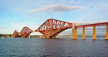 Forth Bridge across the Firth of Forth in the east of Scotland Bb-forthrailbridge.jpg
