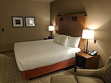 Modern day beds Bed in hotel room 5.jpg