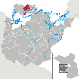 Läget för kommunen Beetzseeheide i Landkreis Potsdam-Mittelmark