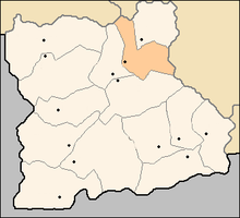 Belitsan kunnan Blagoevgradin alue map.png