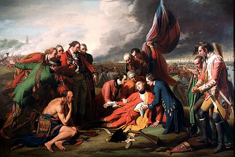 Benjamin West: Tod des Generals Wolfe.