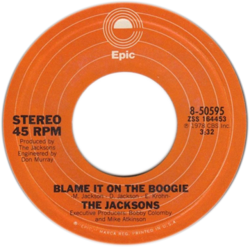 Blame It on the Boogie