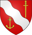 Coat of arms of the De Laet family, granted on 30 November 2004.[11]