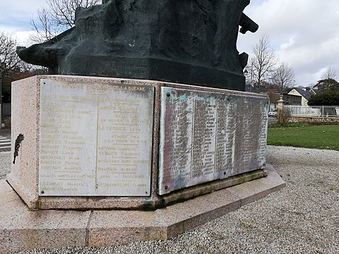 Noms des soldats inscrits