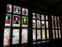 The stained glass windows in Bridgnorth Town Hall Bridgnorth Town Hall 16.JPG