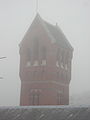 Brouillard sur l'église Saint-Michel des Batignolles