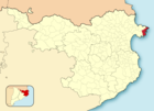 Localisation de la commune sur la carte de la province