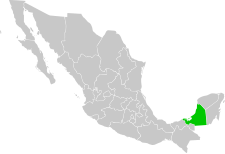 Letak Campeche di Meksiko