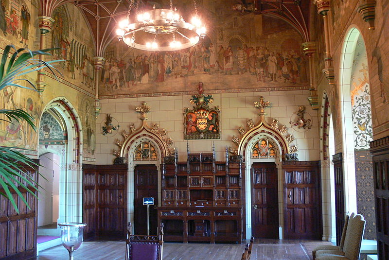 File:Cardiff Castle - Bankettsaal 2.jpg