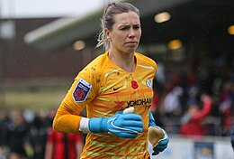 Carly Telford, Lewes FC Dames 1 Chelsea Dames 2 Conti Cup 02 11 2019.jpg