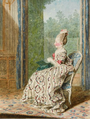 Marie Louise Thérése, ca. 1766–1767, by Louis Carrogis Carmontelle.