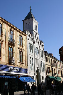 The Catholic Church Holy Heart of Jesus, on the main street of Bitola.