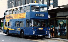 A Cheltenham and Gloucester Bristol VRT on Clarence Street, Gloucester Cheltenham and Gloucester REU 311S (cropped).jpg