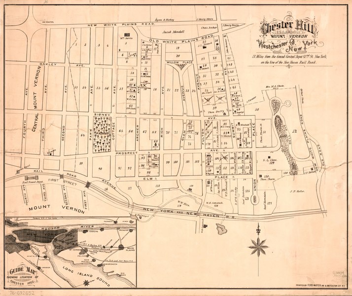 File:Chester Hill, Mount Vernon, Westchester Co., New York; 13 miles from the Grand Central Depot, 42nd St., New York, on the line of the New Haven Rail Road. LOC 76692652.tif