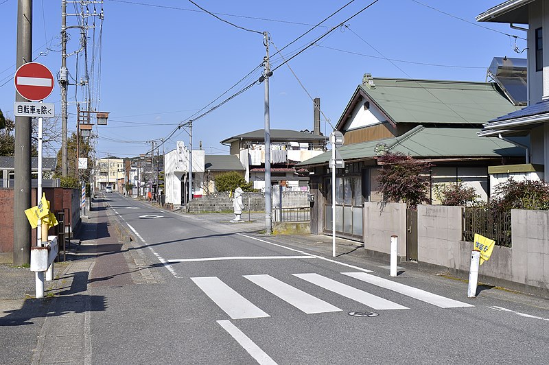 File:Chiba Prefectural Road Route 231 (Otaki Station Line) in Otaki, Otaki Town 01.jpg