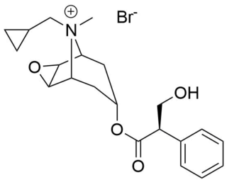 <span class="mw-page-title-main">Cimetropium bromide</span> Chemical compound