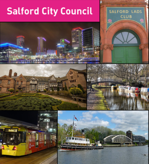 <span class="mw-page-title-main">City of Salford</span> City and Borough of Greater Manchester, England