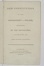 Constitution Of 3 May 1791