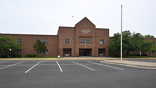 Courtland Elementary School building, Spotsylvania, VA