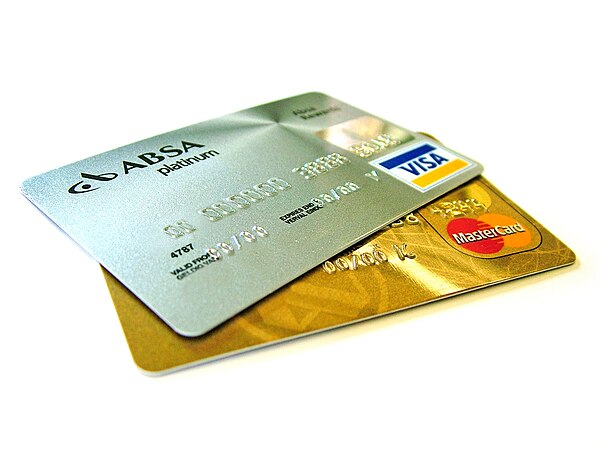 Example of two credit cards