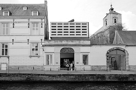 The main monastery wing as seen from the Canal