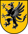 Coat of arms of the former Ostvorpommern district