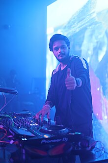 DJ Ravish performing at a Nightclub in Jaipur