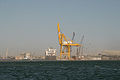 Grue dans le port de Dakar