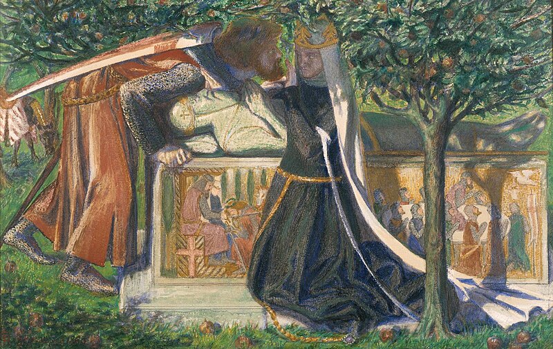 File:Dante Gabriel Rossetti - Arthur's Tomb (1860).jpg