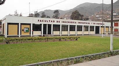 Cómo llegar a Facultad de Ingenieria Industrial y de Sistemas en transporte público - Sobre el lugar