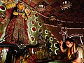 Decoration rituals and Durga idol 2017 Saptami Behala area Durga Puja 27