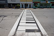 Piano keyboard crosswalk