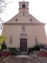 Façade occidentale avec le portail d'entrée