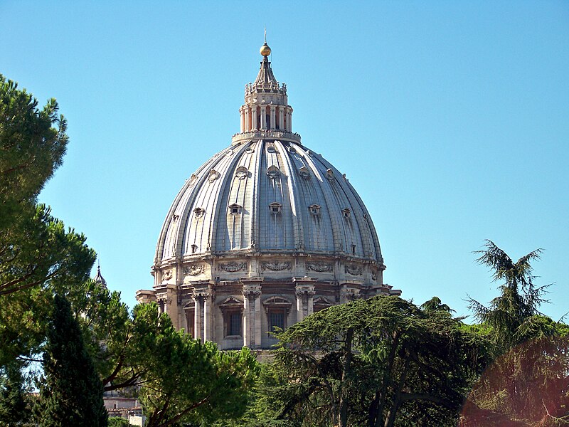 File:Dome of St. Peter's Basilica by Michelangelo (7990081751).jpg