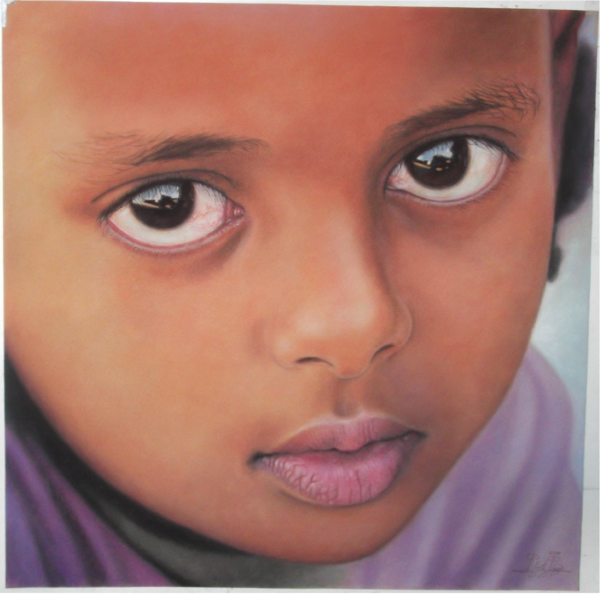 File:Dulce Mirada, pastel portrait by Robert Perez Palou.png