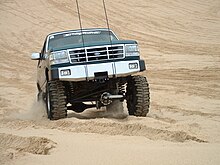 A 5th-generation Ford Bronco dune bashing Dunebashing.JPG