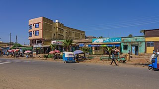 Wereta Town in Amhara Region, Ethiopia