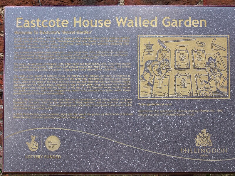 File:Eastcote House Walled Garden welcome.jpg