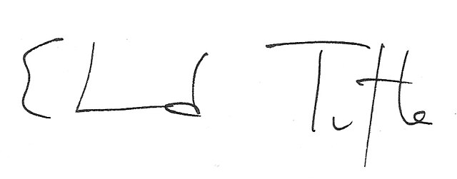 signature d'Edward Tufte