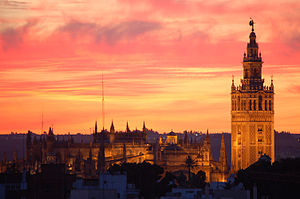 El atardecer sobre Santa Maria.JPG